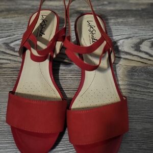 Life Stride Women's Red Sandals